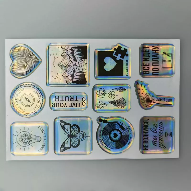 Stiker Kubah Holografik