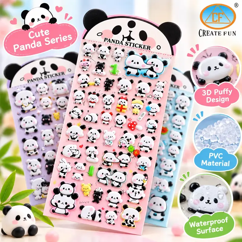 Stiker Puffy Spons PVC